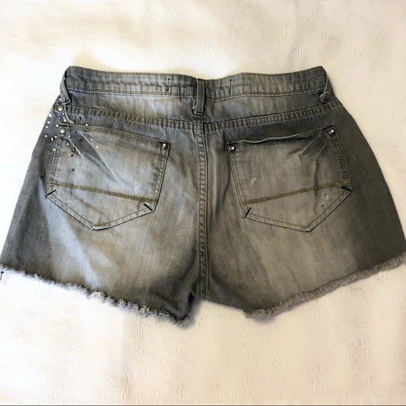 Clock House By C&A Gray Jeans Shorts SZ 32 Waist - Picture 5 of 11